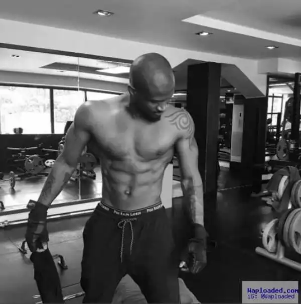 Photos: Peter Okoye brings sexy back in this workout photos